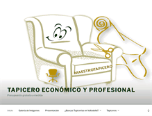 Tablet Screenshot of maestrotapicero.com